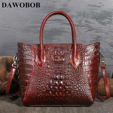 fake alligator tote bag|Amazon.com: Alligator Handbags For Women.